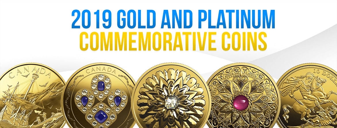 2019 Gold and Platinum Commemorative Coins